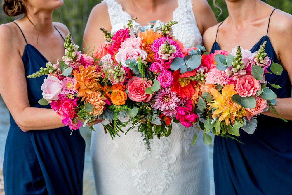 Flowers by Jacqui M for Amanda and Paul at River Life, Brisbane CBD