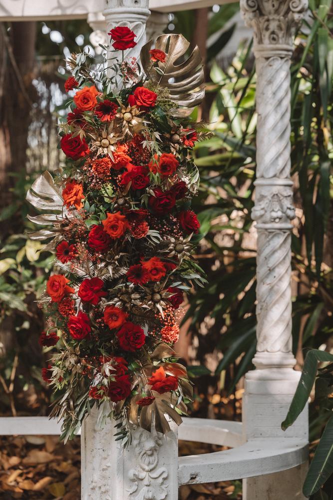 Flowers by Jacqui M for Shakira and James at Boulevard Gardens, Indooroopilly
